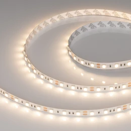 Фото #1 товара Светодиодная лента RT-B60-10mm 12V Warm3000 (14.4 W/m, IP20, 5060, 5m) (Arlight, 14.4 Вт/м, IP20)