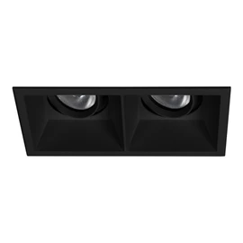 Фото #1 товара Светильник MS-FLOW-BUILT-S157x85-2x12W Warm3000 (BK, 15 deg, 230V) (Arlight, IP20 Металл, 5 лет)
