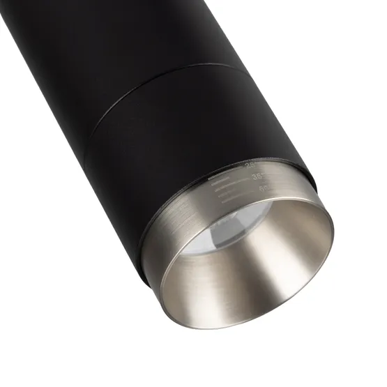 Фото #4 товара Светильник LGD-GESTIA-TRACK-4TR-R56-15W Warm3000 (Черный-никель, 25-50 deg, 230V) (Arlight, IP20 Металл, 5 лет)