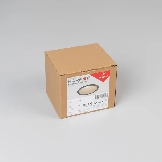 Фото #6 товара Светильник MS-HARBOR-R82-10W Warm3000 (BK, 36 deg, 230V) (Arlight, IP20 Металл, 5 лет)