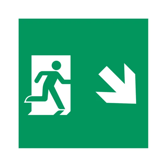 Фото товара Пиктограмма EMGP-MARK-MA-RDOWN (Человек, Вниз-Вправо) (Arlight, Пластик)