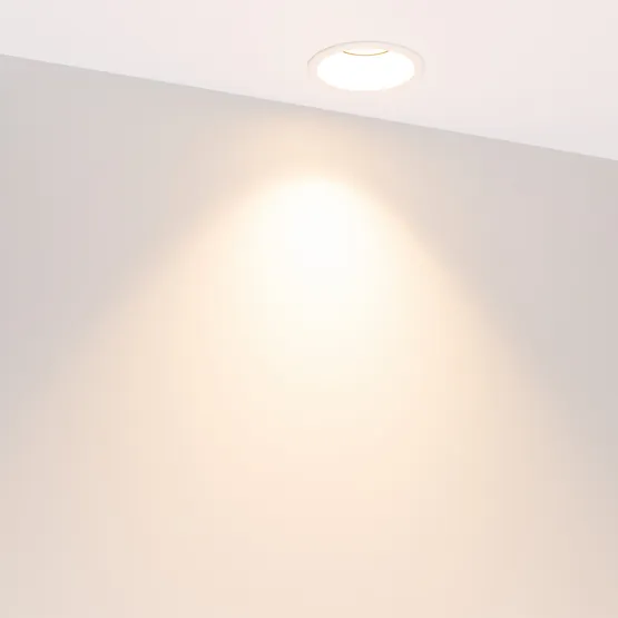 Фото #7 товара Светильник MS-FLOW-BUILT-R85-12W Warm3000 (WH, 55 deg, 230V) (Arlight, IP20 Металл, 5 лет)