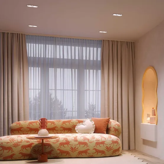 Фото #3 товара Светильник MS-FLOW-BUILT-S230x85-3x12W Warm3000 (BK, 55 deg, 230V) (Arlight, IP20 Металл, 5 лет)