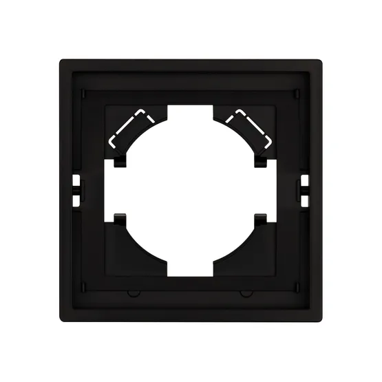 Фото #3 товара Рамка пластиковая FRM-TENDO-PL-1-BK (Arlight, -)