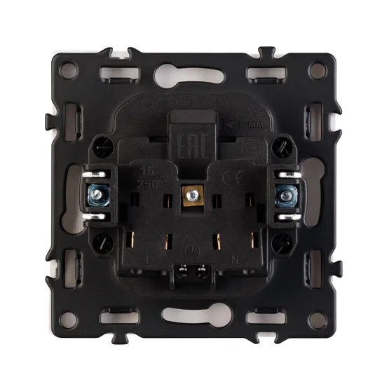 Фото #2 товара Механизм электрической розетки SCT-NOBE-MEU1-SFPL-WH (230V, 16A) (Arlight, -)