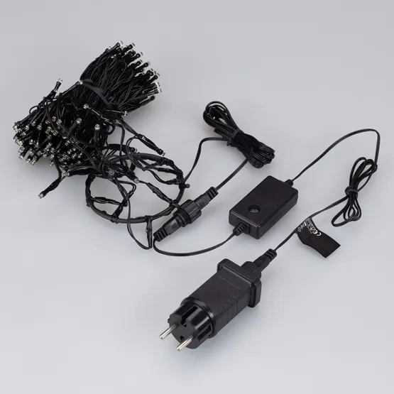 Фото #2 товара Светодиодная гирлянда Лучи Смарт ARD-GALA-CLASSIC-3000-BLACK-300LED White (230V, 4.7W, Tuya Wi-Fi) (Ardecoled, IP65)