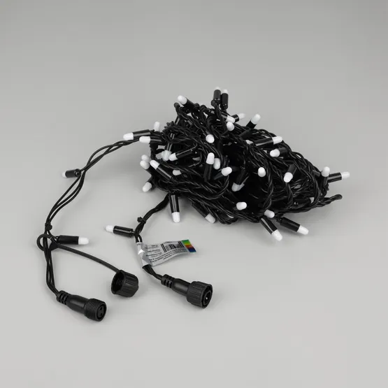 Фото #3 товара Светодиодная гирлянда ARD-STRING-CLASSIC-10000-BLACK-95LED-MILK-LIVE RGBW-DMX (24V, 10W) (Ardecoled, IP65)