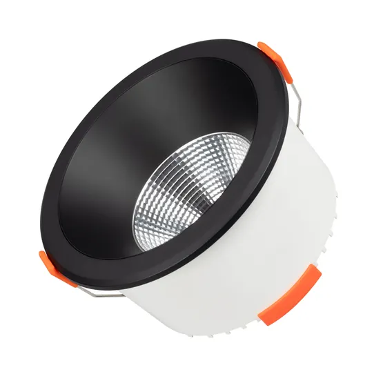 Фото #1 товара Светильник MS-ALORA-BUILT-R140-12W Day4000-MIX (BK, 60 deg, TRIAC) (Arlight, IP54 Пластик, 3 года)