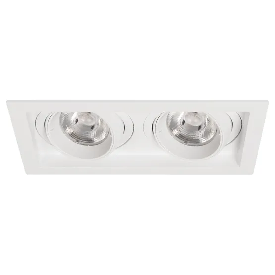Фото #1 товара Светильник MS-VORTEX-BUILT-S210x117-2x20W Day4000 (WH-WH, 40 deg, 230V) (Arlight, IP20 Металл, 5 лет)