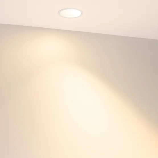 Фото #4 товара Светильник MS-ARADO-BUILT-R75-12W Warm3000 (WH-WH, 55 deg, 230V) (Arlight, IP20 Металл, 5 лет)