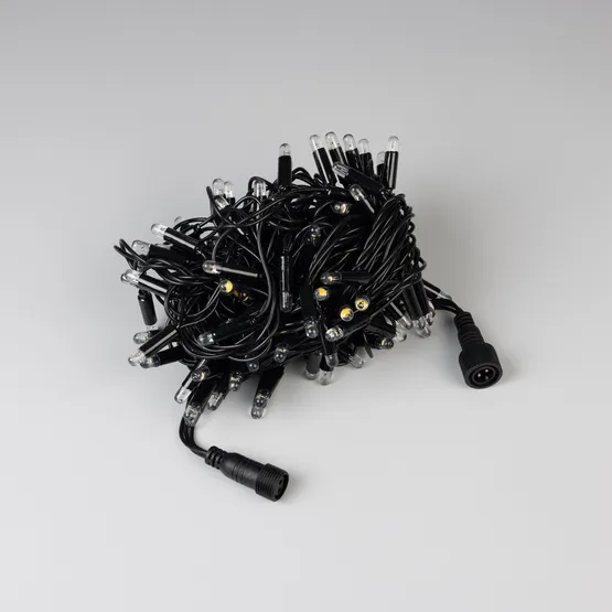 Фото #2 товара Светодиодная гирлянда Нить ARD-CLASSIC-10000-BLACK-100LED-STD Warm (230V, 7W) (Ardecoled, IP65)
