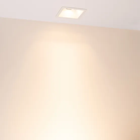 Фото #6 товара Светильник MS-FLOW-BUILT-S85x85-6W Warm3000 (WH, 15 deg, 230V) (Arlight, IP20 Металл, 5 лет)