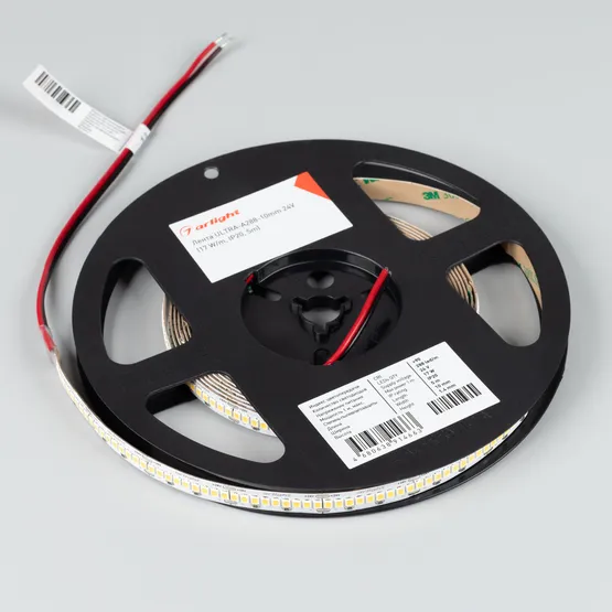 Фото #3 товара Светодиодная лента ULTRA-A288-10mm 24V Warm2700 (17 W/m, IP20, 5m) (Arlight, высок.эфф.200 лм/Вт)