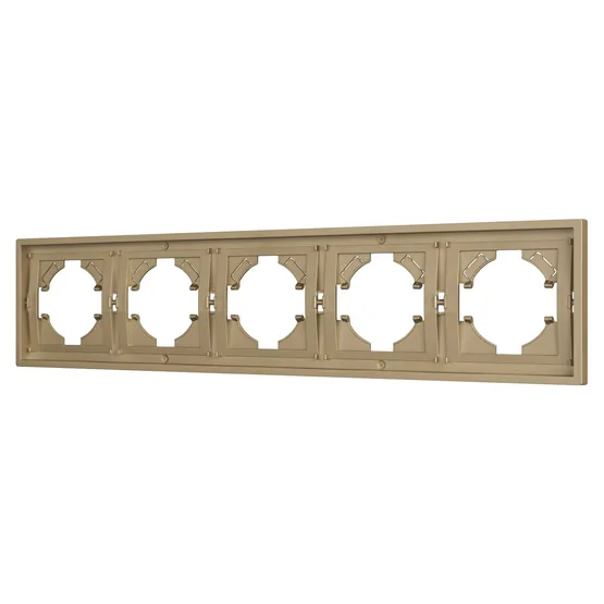 Фото #1 товара Рамка пластиковая FRM-TENDO-SFPL-5-GD (Arlight, -)