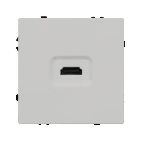 Фото #4 товара Механизм HDMI розетки SCT-NOBE-MHD1-SFPL-IS (Arlight, Никель)