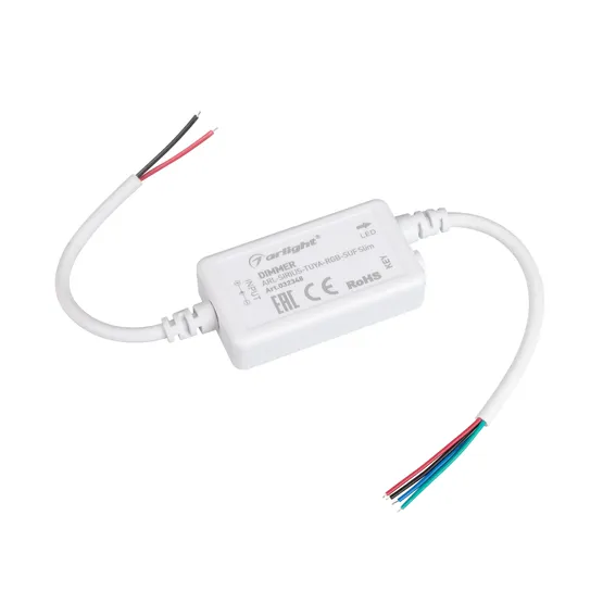 Фото #1 товара Диммер ARL-SIRIUS-TUYA-RGB-SUF Slim (12-24V, 3x2A, 2.4G) (Arlight, Контроллер)