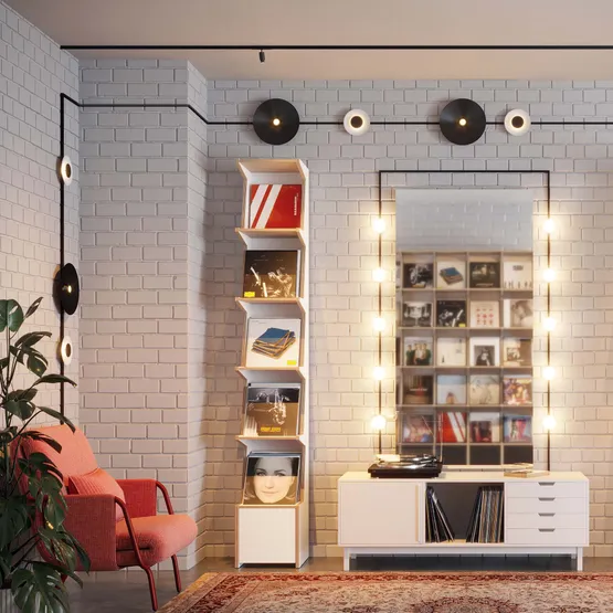 Фото #2 товара Светильник MAG-MICROCOSM-DISCO-R300-7W Warm3000 (WH, 36 deg, 24V) (Arlight, IP20 Металл, 5 лет)