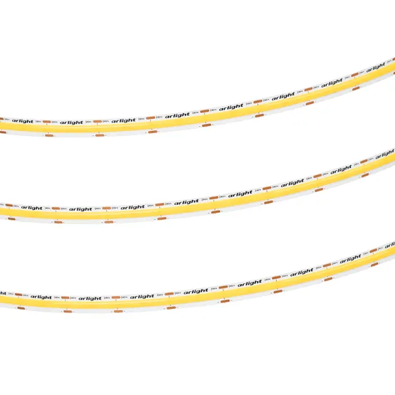 Фото #2 товара Светодиодная лента COB-X576-10mm 24V Warm2700 (15 W/m, IP20, 5m) (Arlight, высок.эфф.150 лм/Вт)