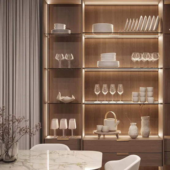 Фото #4 товара Профиль с экраном SL-MINI-3-H10-F12-2000 IRON GREY (Arlight, Алюминий+пластик)