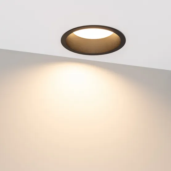 Фото #5 товара Светильник MS-DROP-BUILT-R158-30W Warm3000 (BK, 90 deg, 230V) (Arlight, IP54 Металл, 5 лет)