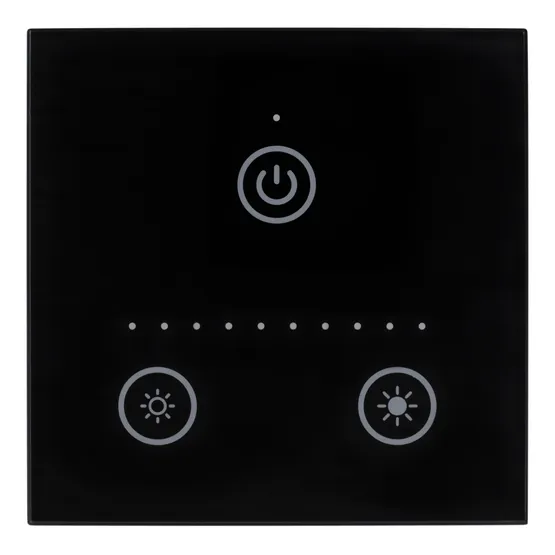 Фото #3 товара Панель Sens CT-201-IN Black (12-24V, 0-10V) (Arlight, IP20 Пластик, 1 год)