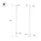 Минифото #2 товара Опора фланцевая OXOR-OK-D75-L5000 (BK) (Arlight, Сталь)