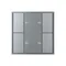 Минифото #4 товара INTELLIGENT ARLIGHT Кнопочная панель DALI-201-23-1G-4SC-IN Silver (BUS, Frame) (IARL, IP20 Металл, 3 года)