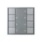 Минифото #3 товара INTELLIGENT ARLIGHT Кнопочная панель DALI-201-23-1G-2SC-RGBW-DT8-IN Silver (BUS, Frame) (IARL, IP20 Металл, 3 года)